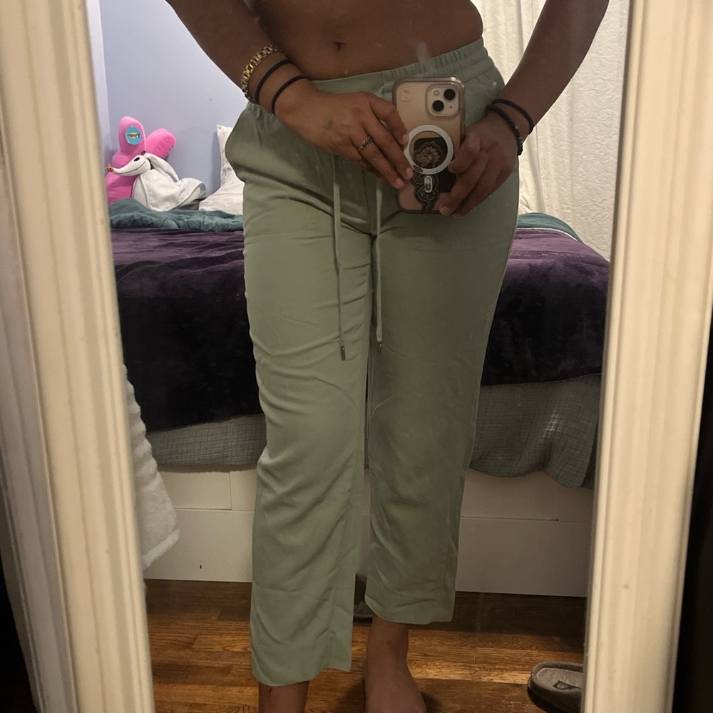 Banana Republic Sage Green Joggers